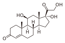 هیدروکورتیزون (به انگلیسی: hydrocortisone)‏