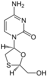 لامیوودین (به انگلیسی: Lamivudine)‏