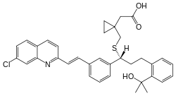 مونته لوکاست (به انگلیسی: Montelukast)‏