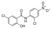 نیکلوزاماید (به انگلیسی: Niclosamide )‏
